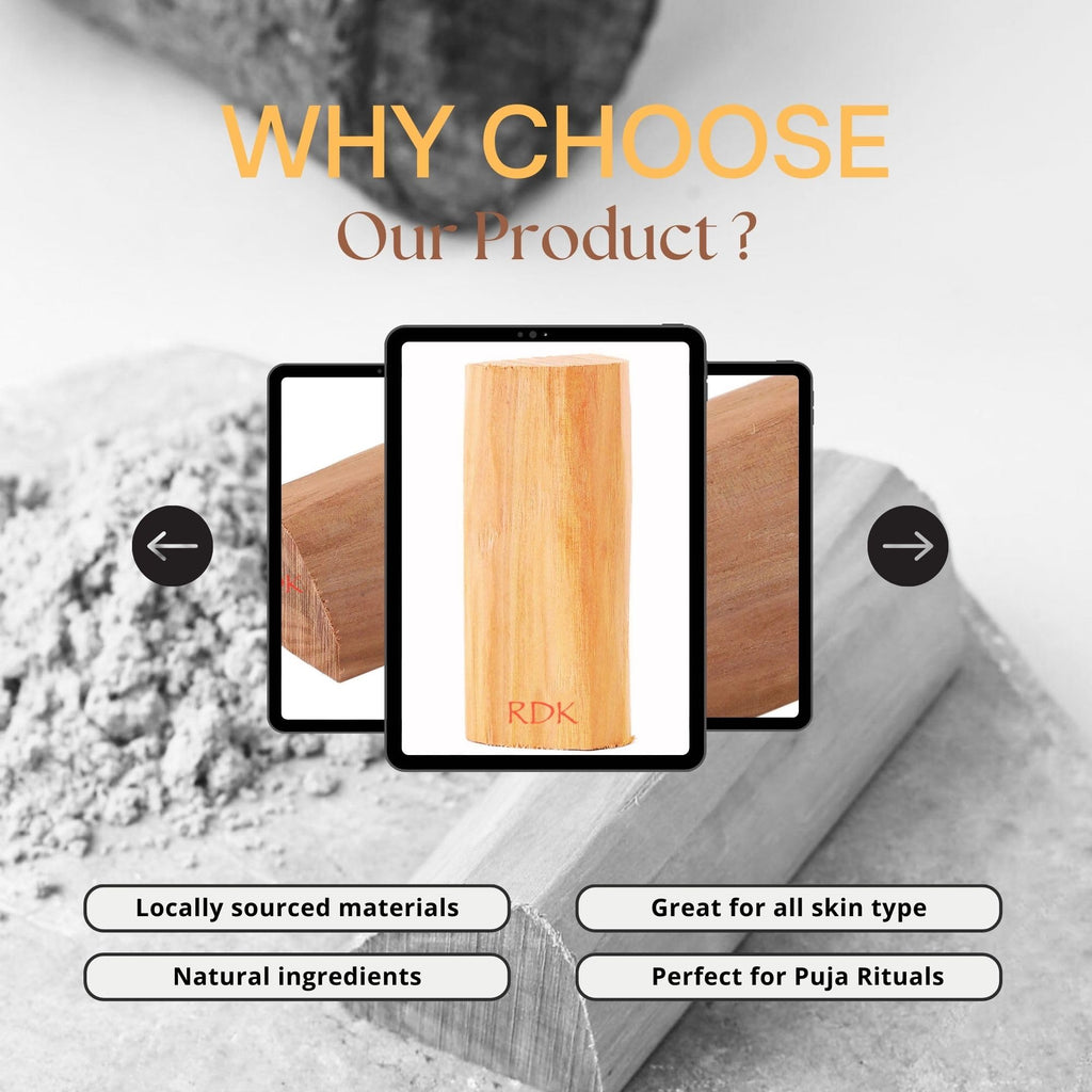 RDK Premium Processed Natural Sandalwood Stick